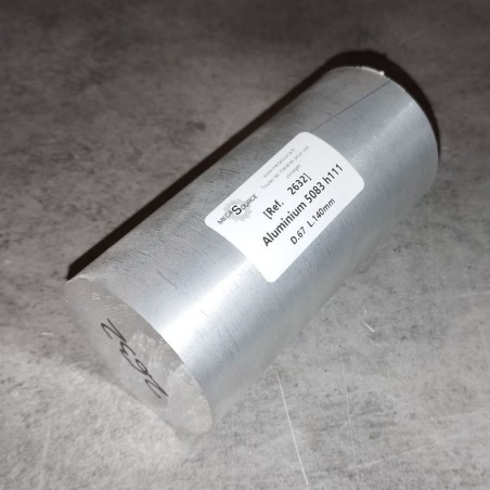 Aluminium 5083 h111 D.67  L.140mm
