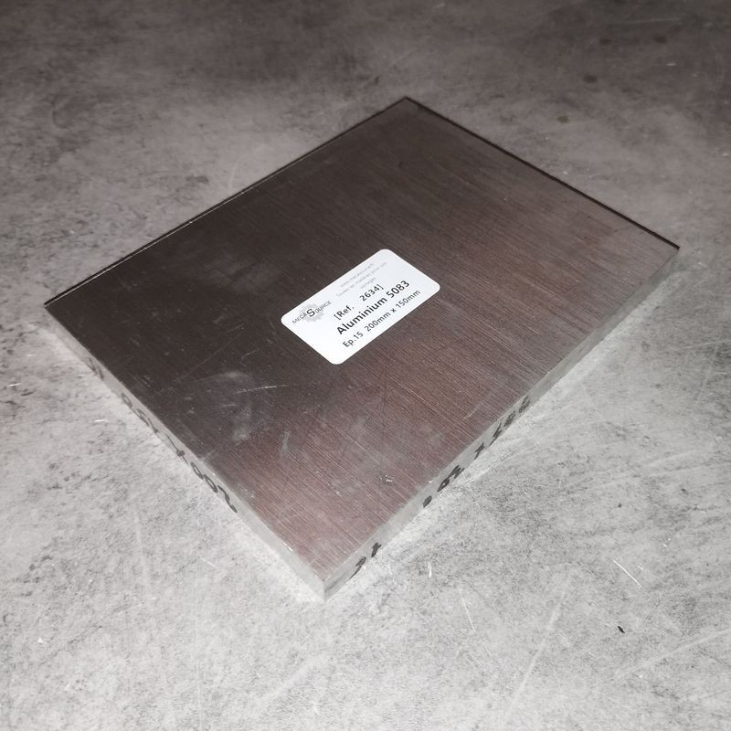 Aluminium 5083  Ep.15  200mm x 150mm