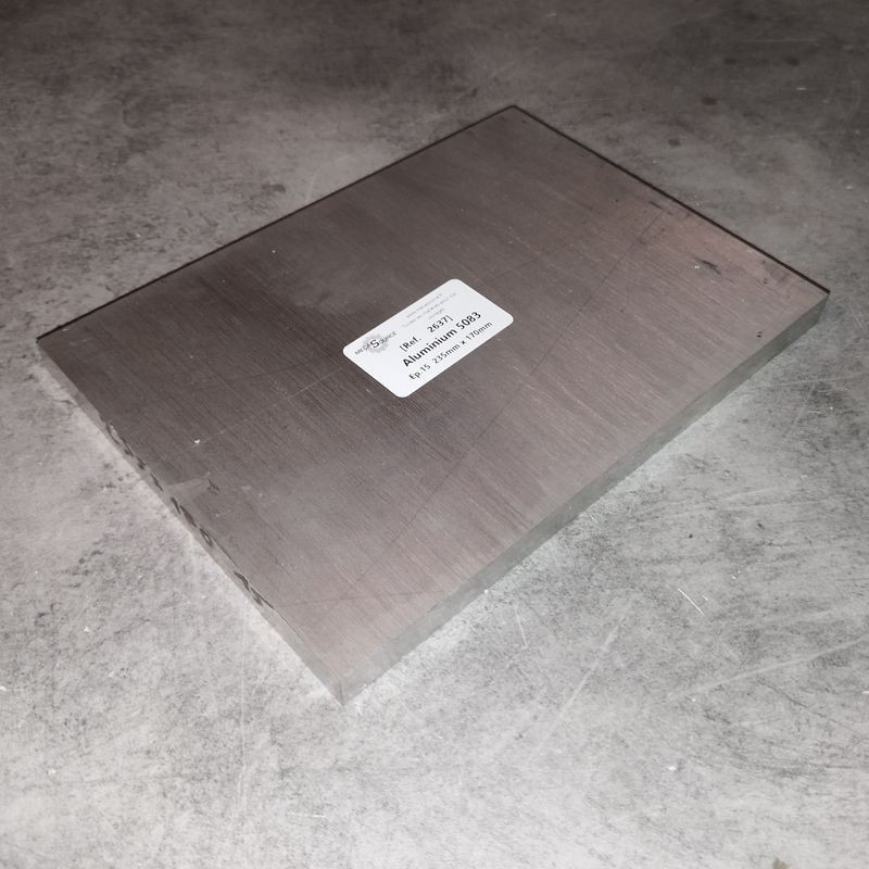 Aluminium 5083  Ep.15  235mm x 170mm