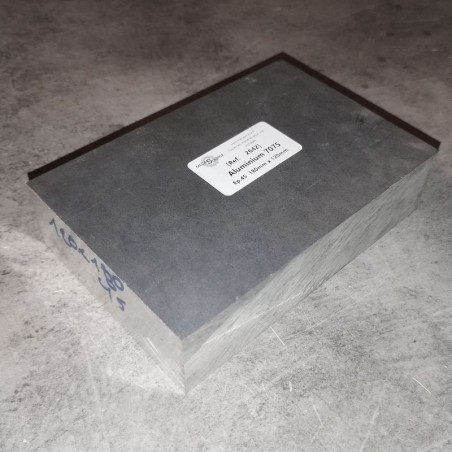 Aluminium 7075  Ep.45  180mm x 120mm