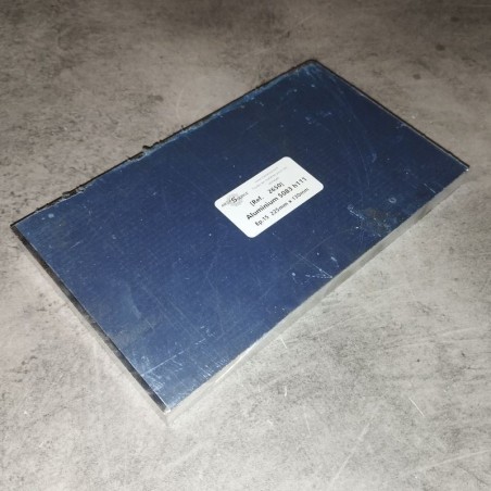 Aluminium 5083 h111 Ep.15  225mm x 130mm