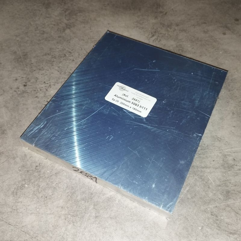 Aluminium 5083 h111 Ep.20  200mm x 180mm