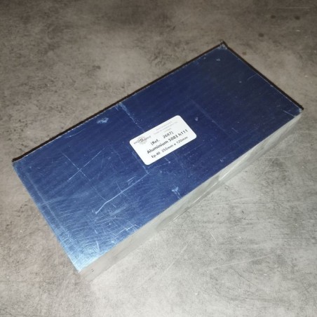 Aluminium 5083 h111 Ep.40  255mm x 120mm