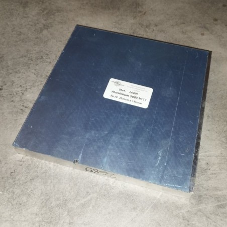 Aluminium 5083 h111 Ep.20  205mm x 195mm