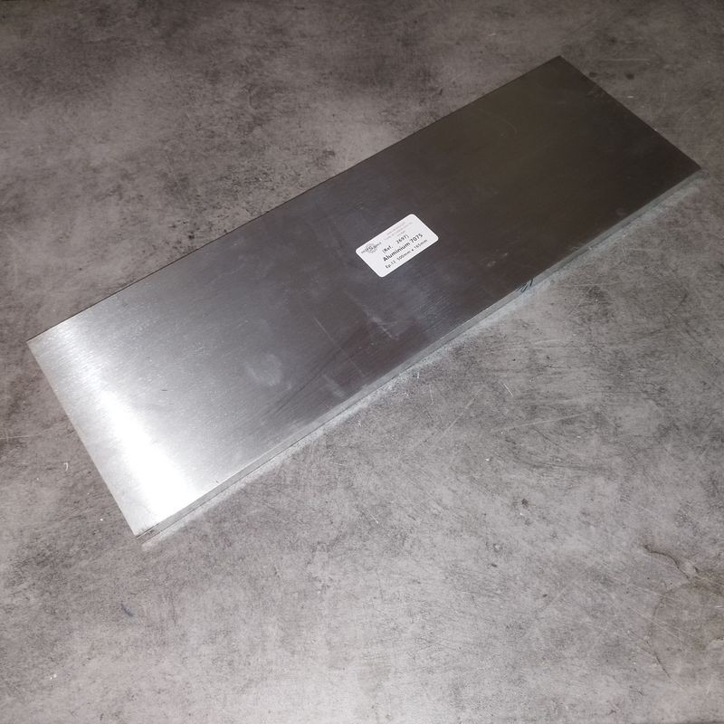 Aluminium 7075  Ep.12  500mm x 165mm