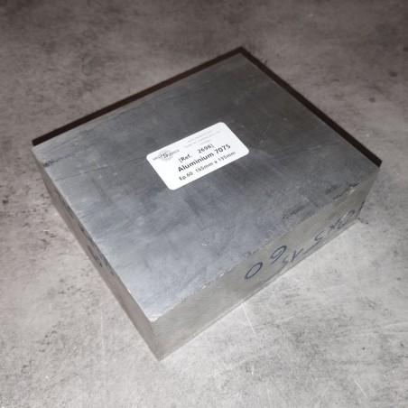 Aluminium 7075  Ep.60  165mm x 135mm