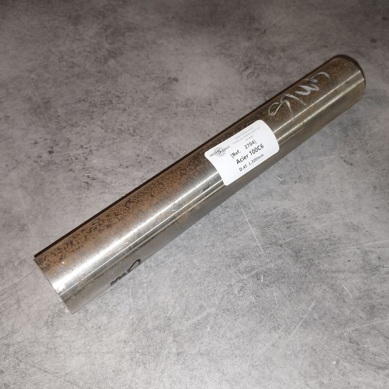 Acier 100C6  D.45  L.300mm