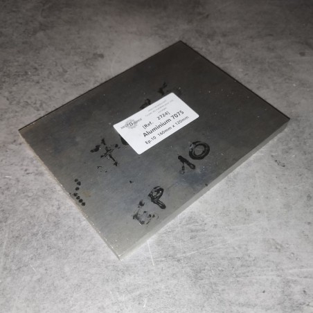 Aluminium 7075  Ep.10  160mm x 120mm