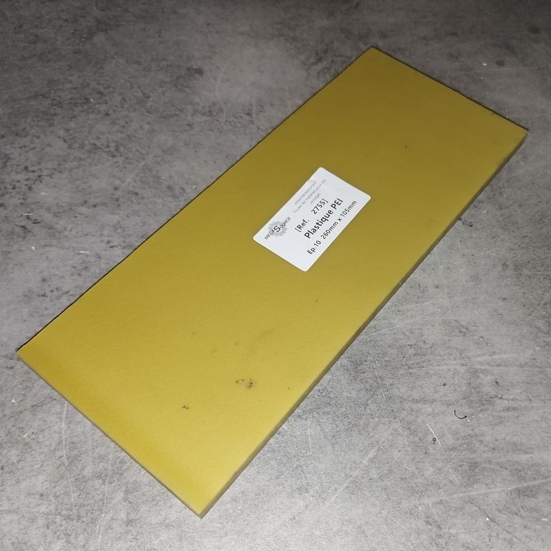 Plastique PEI  Ep.10  260mm x 105mm