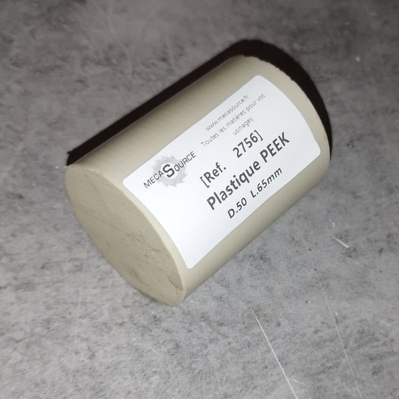 Plastique PEEK  D.50  L.65mm