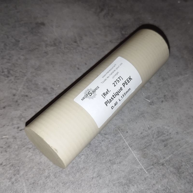 Plastique PEEK  D.40  L.135mm
