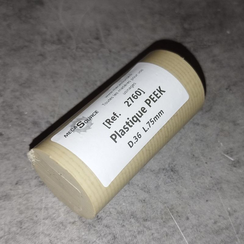 Plastique PEEK  D.36  L.75mm