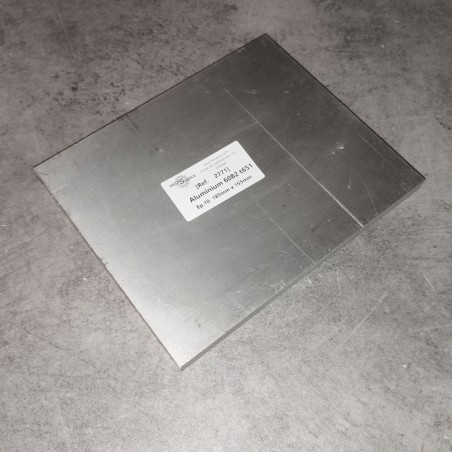 Aluminium 6082 t651 Ep.10  185mm x 155mm