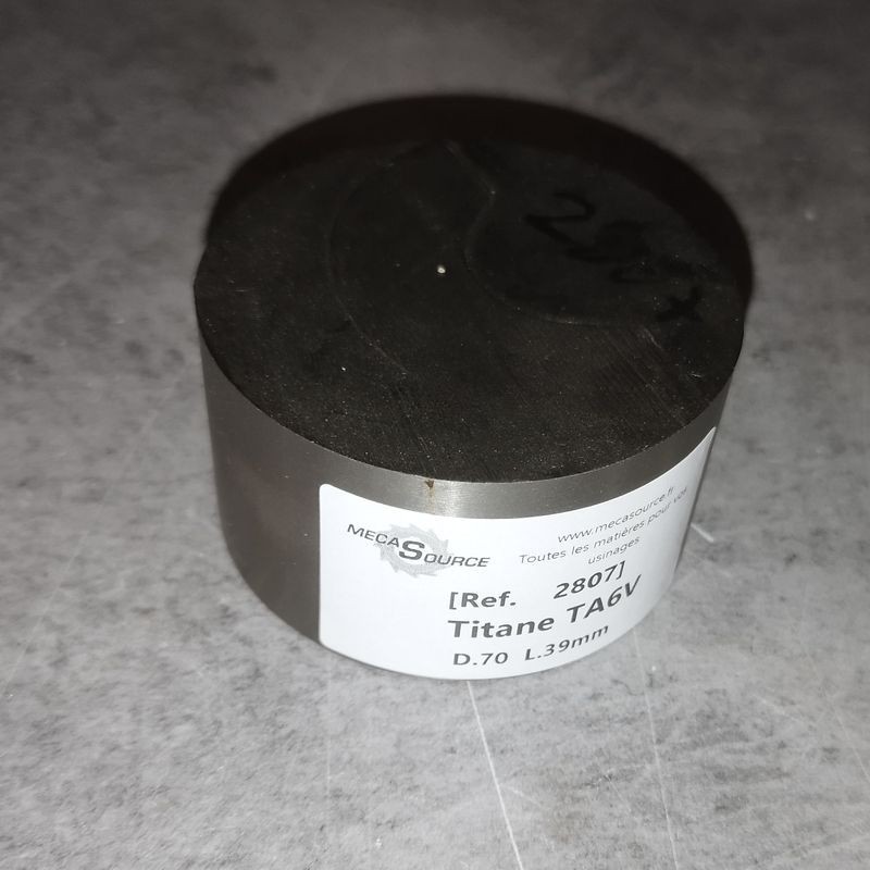 Titane TA6V  D.70  L.39mm