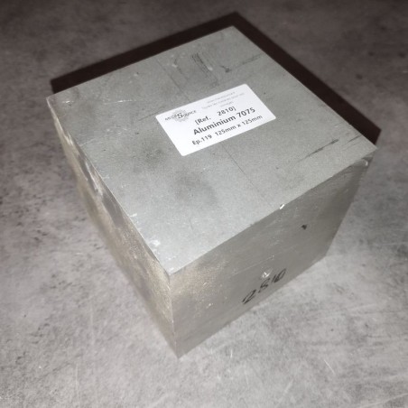 Aluminium 7075  Ep.119  125mm x 125mm