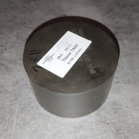 Titane TA6V  D.100  L.55mm