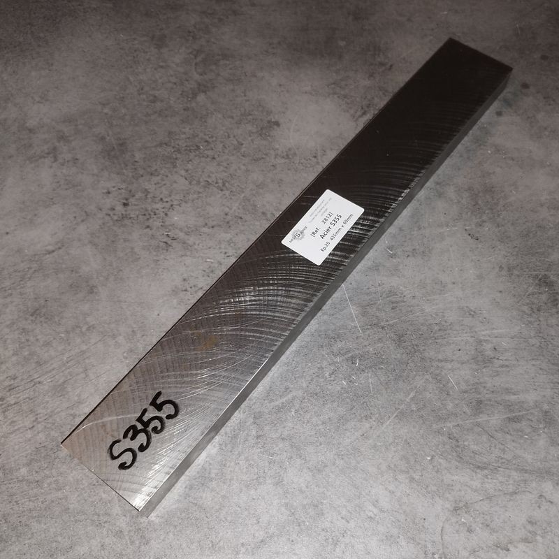 Acier S355  Ep.20  435mm x 60mm
