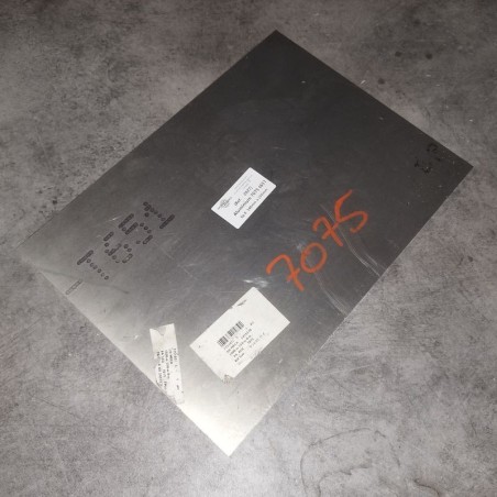 Aluminium 7075 t651 Ep.8  340mm x 250mm