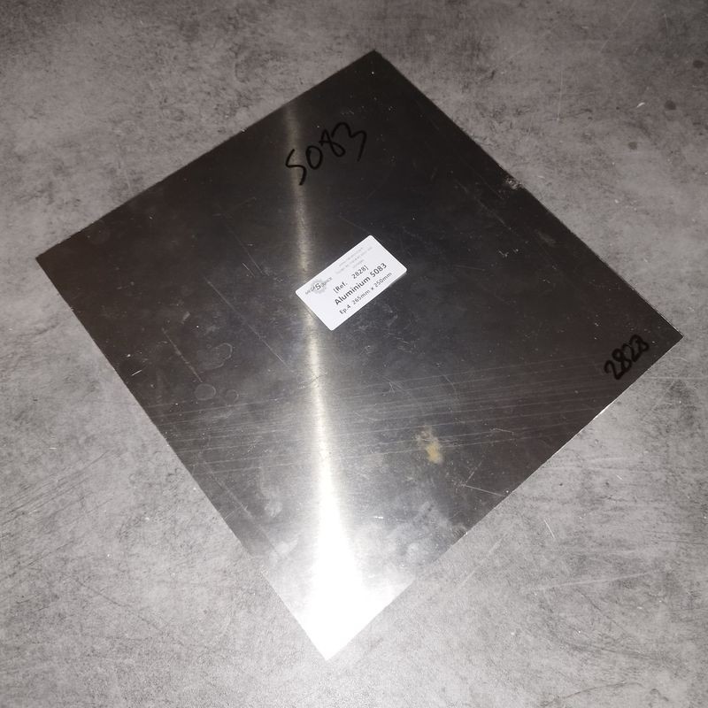 Aluminium 5083  Ep.4  265mm x 250mm
