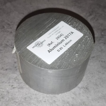 Aluminium 2017A  D.85  L.49mm