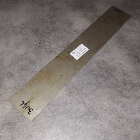 Inox 304L / Z3CN18.10  Ep.2  505mm x 85mm