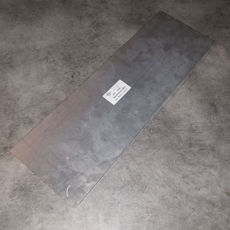 Aluminium 6082  Ep.8  490mm x 160mm