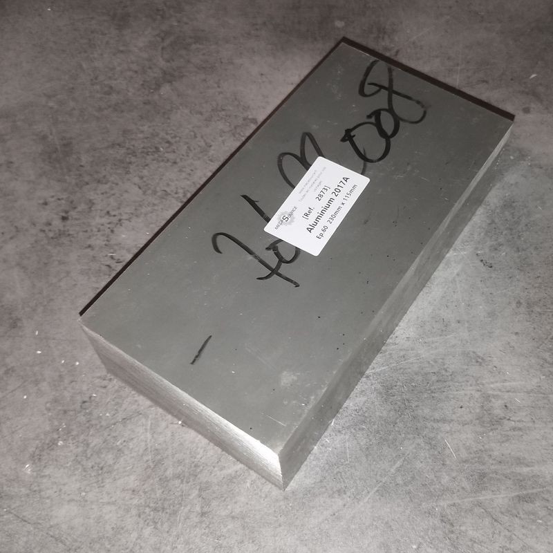 Aluminium 2017A  Ep.60  230mm x 115mm