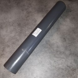 Plastique PVC gris D.80  L.550mm