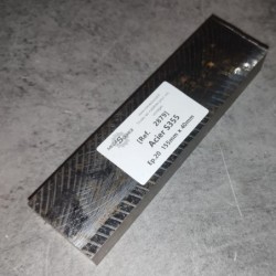 Acier S355  Ep.20  155mm x 40mm