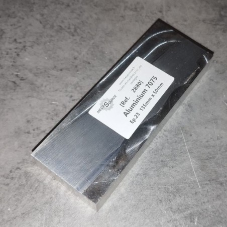 Aluminium 7075  Ep.23  135mm x 50mm