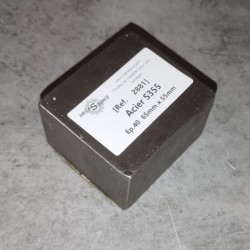 Acier S355  Ep.40  65mm x 55mm