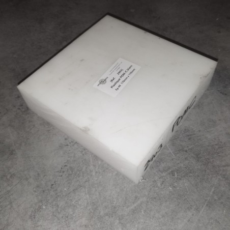 Plastique POM-C blanc Ep.40  170mm x 170mm