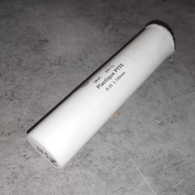 Plastique PTFE  D.35  L.150mm