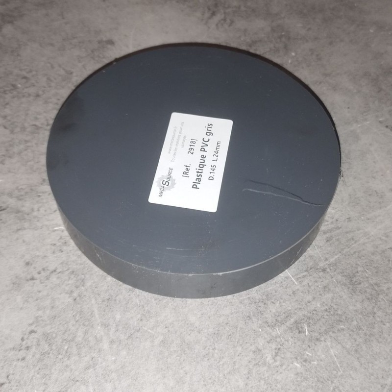 Plastique PVC gris D.145  L.24mm