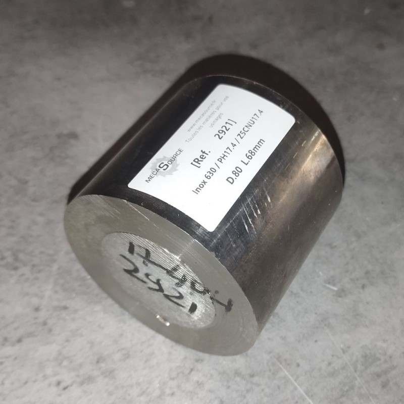 Inox 630 / PH17.4 / Z5CNU17.4  D.80  L.68mm