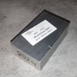 Aluminium 6061  Ep.34  100mm x 60mm