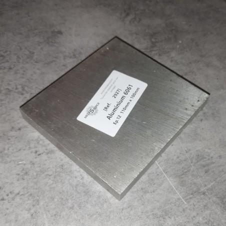 Aluminium 6061  Ep.12  110mm x 100mm