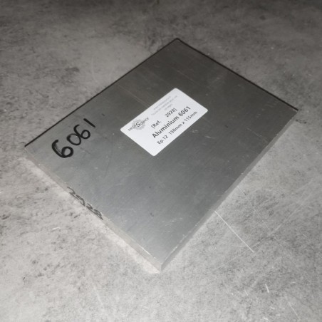 Aluminium 6061  Ep.12  150mm x 115mm