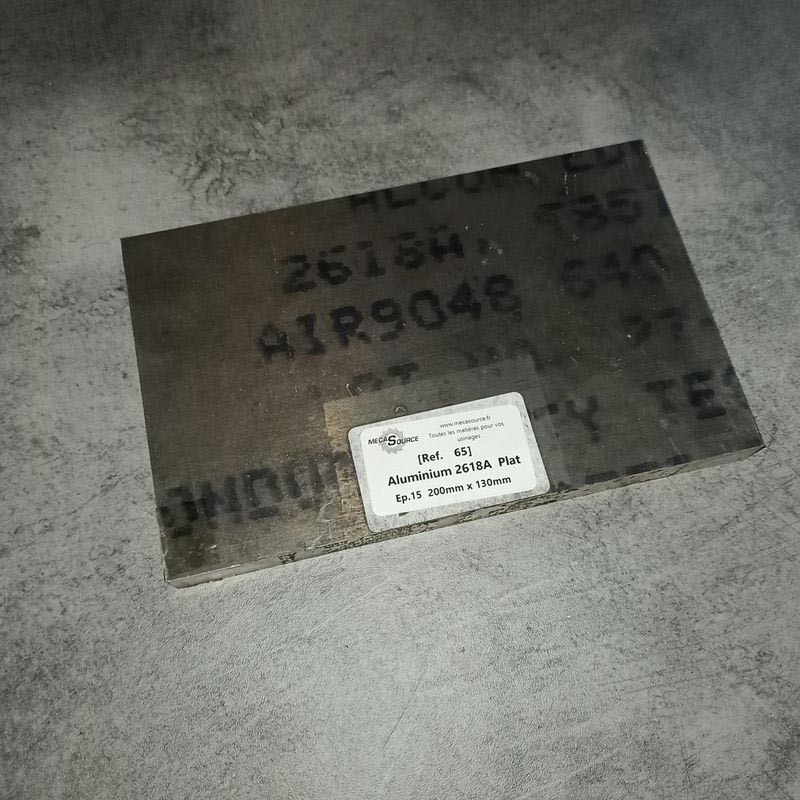 Aluminium 2618A T851 Ep.15 200 x 130mm