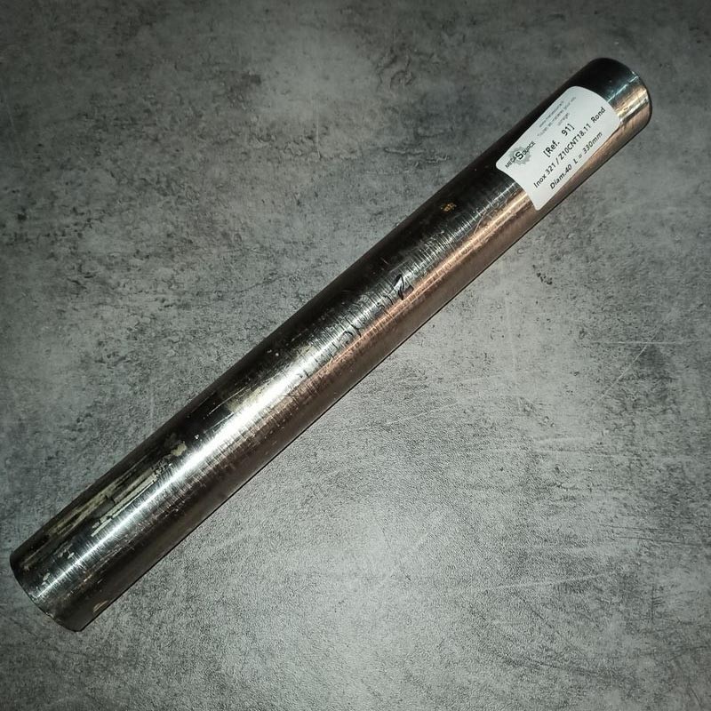 Inox 321 / Z10CNT18.11 D.40 L.330mm Inox 321 / Z10CNT18.11 D.40 L.330mm