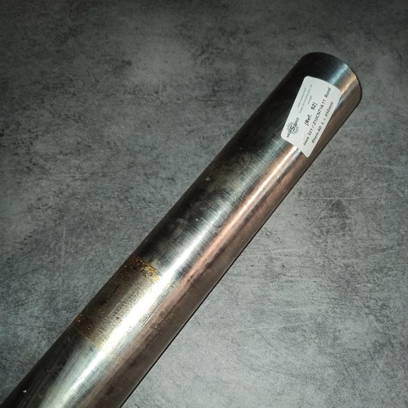 Inox 321 / Z10CNT18.11 D.60 L.350mm Inox 321 / Z10CNT18.11 D.60 L.350mm